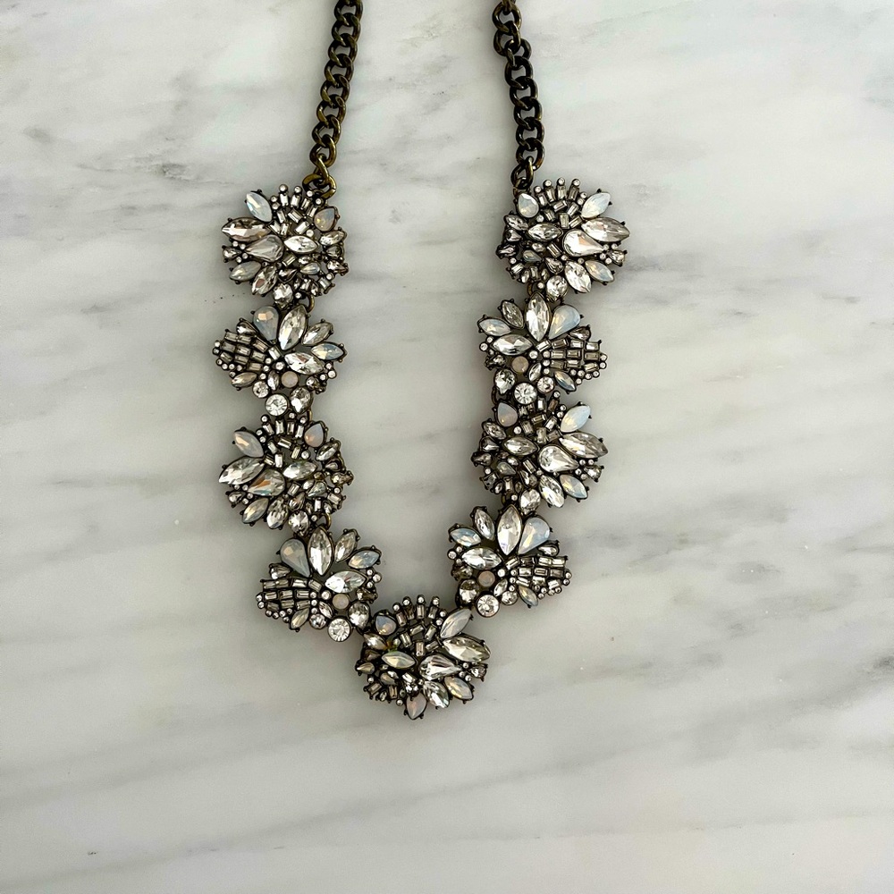 Baublebar LISSANDRA STATEMENT NECKLACE Clear Antique Gold